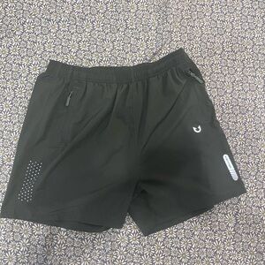 Men's Black Performance Athletic Shorts